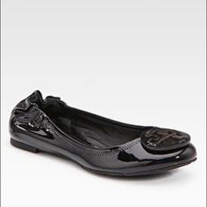Tory Burch ‘Reva’ Patent Leather Ballet Flats